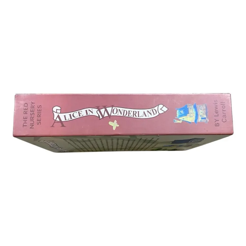 Diversion Book Safe Key Lock Secret Hidden Metal Lock Box Money Alice In Wonderl